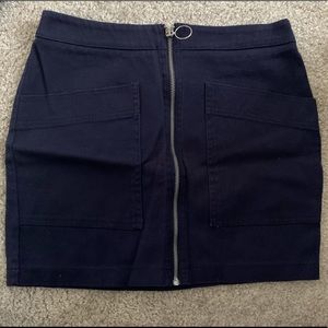 Front zip Denim Skirt | Forever 21